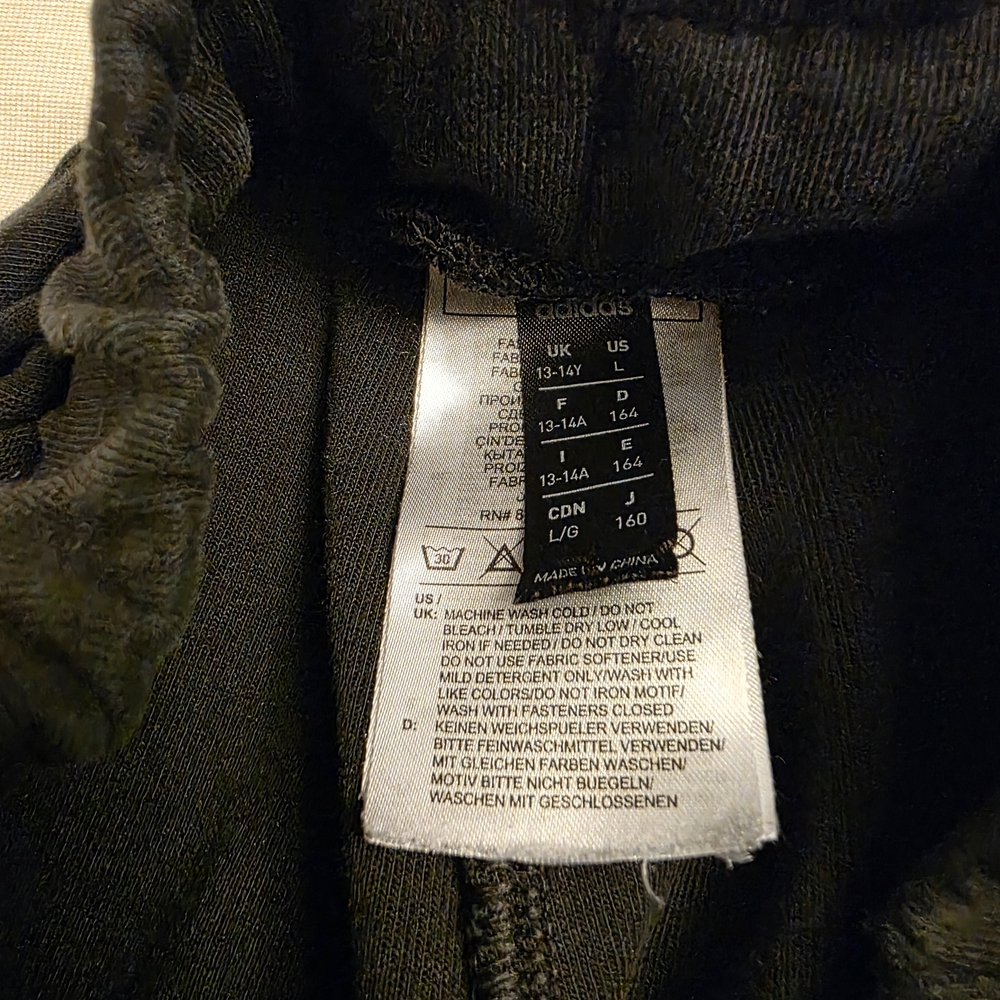 Adidas Charcoal Trackpants